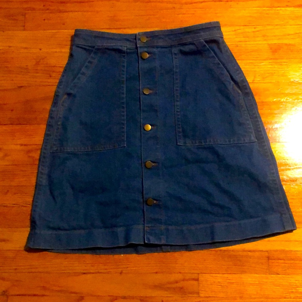 American Apparel Jean Skirt